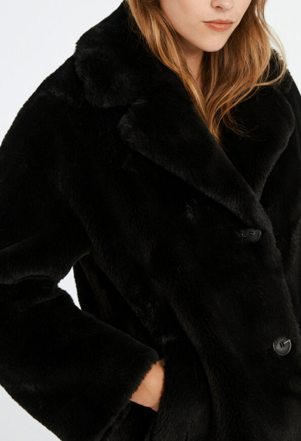 122FRIDA : Coats & Jackets color BLACK
