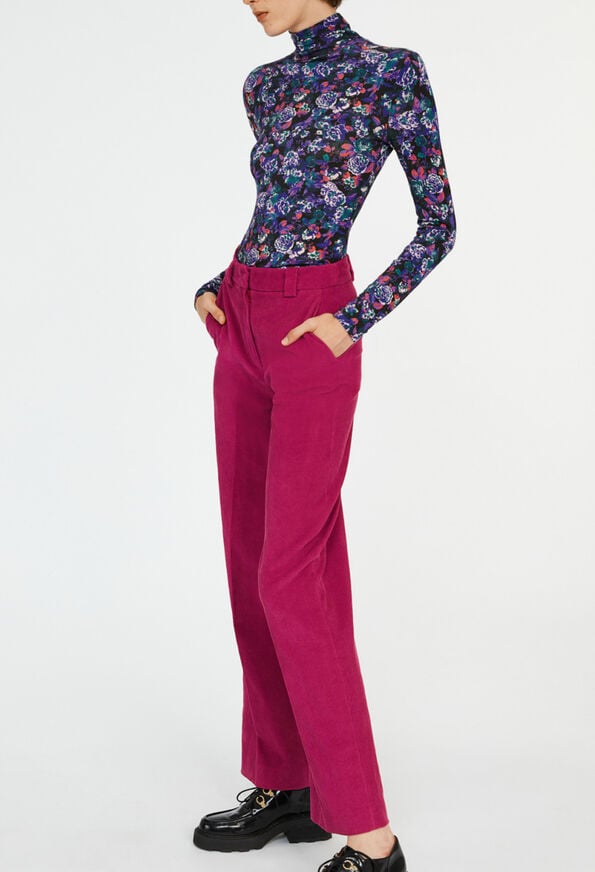 122PAINTINGBIS : Jeans and Trousers color ORCHID