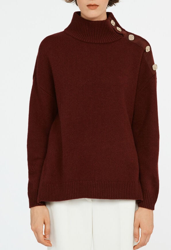 122MALO : Sweaters color BURGUNDY