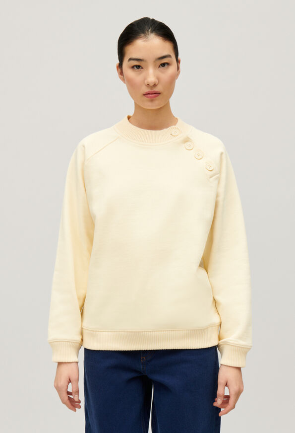 224TENNIS : Sweatshirts color KHAKI