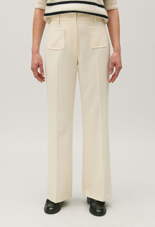 123PLAYER : Jeans and Trousers color IVORY