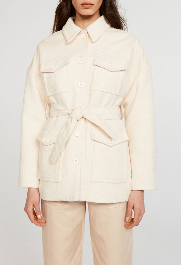 221GEROME 221GEROME : Coats & Jackets color VANILLA