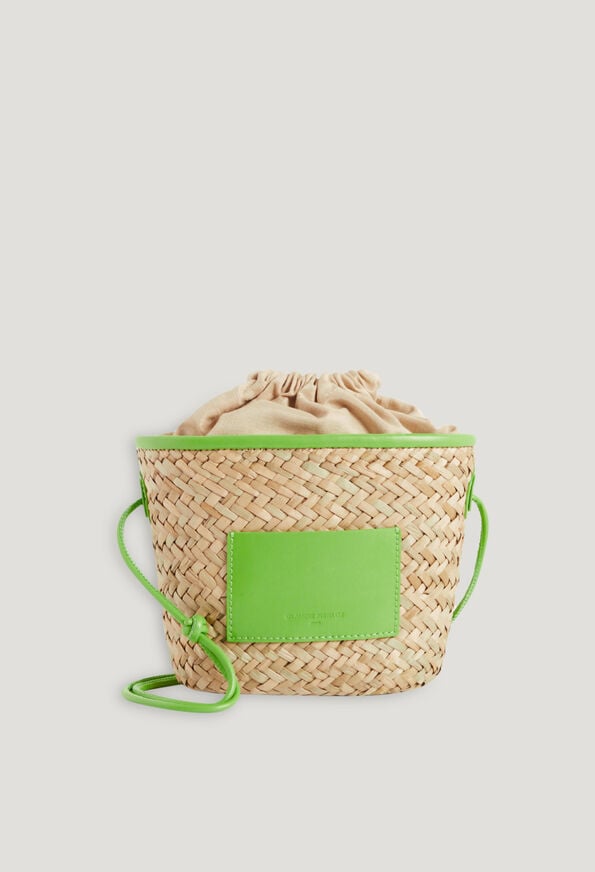 224ADRYANS : Baskets and summer bags color MATCHA
