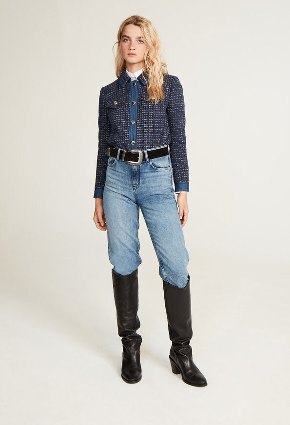 120VIVOLA 120VIVOLA : Blazers color DENIM