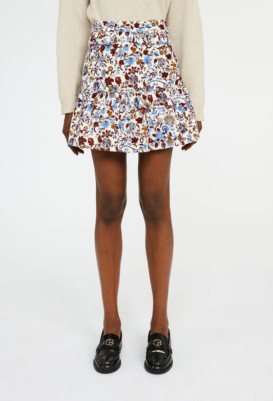 Corduroy skirt : Skirts & Shorts color LIGHT PRINT