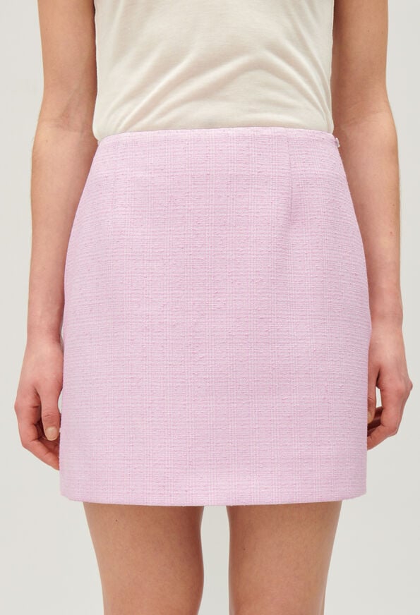 224SELMATWEED : Short Skirts color ECRU