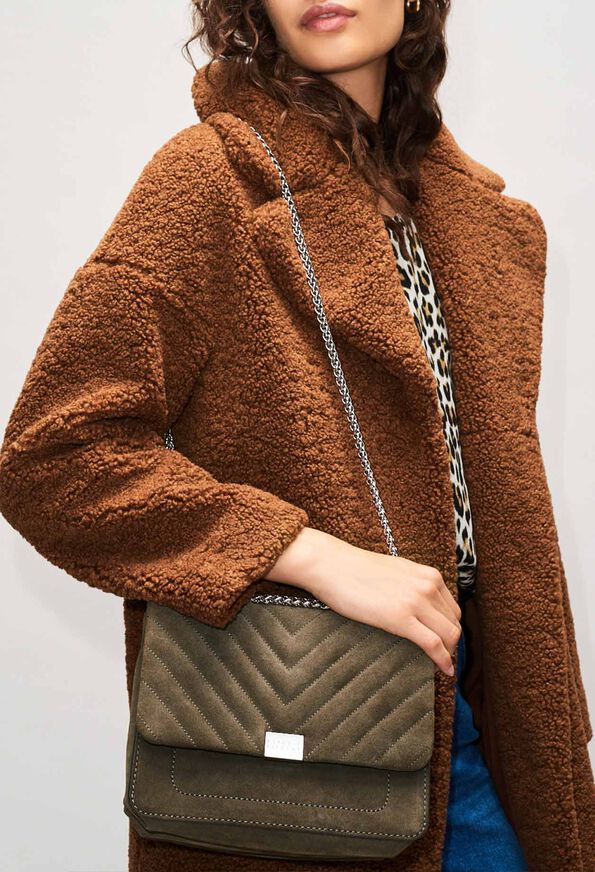 ANGELAQUILTSUEDEH19 ANGELAQUILTSUEDEH19 : Bags & Leather Goods color KHAKI