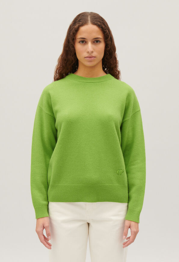 224MADI : Cashmere sweaters color MATCHA