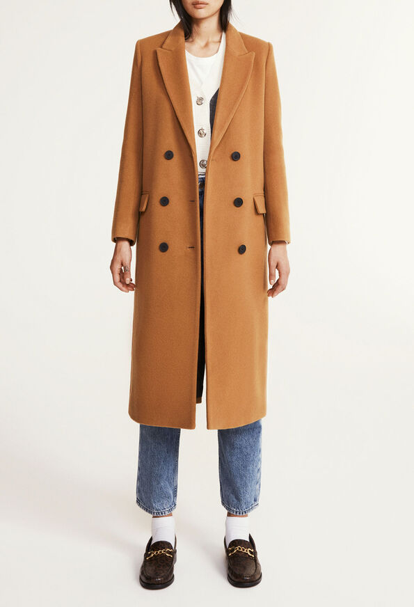 120GANTIANE 120GANTIANE : Coats & Jackets color OCHRE