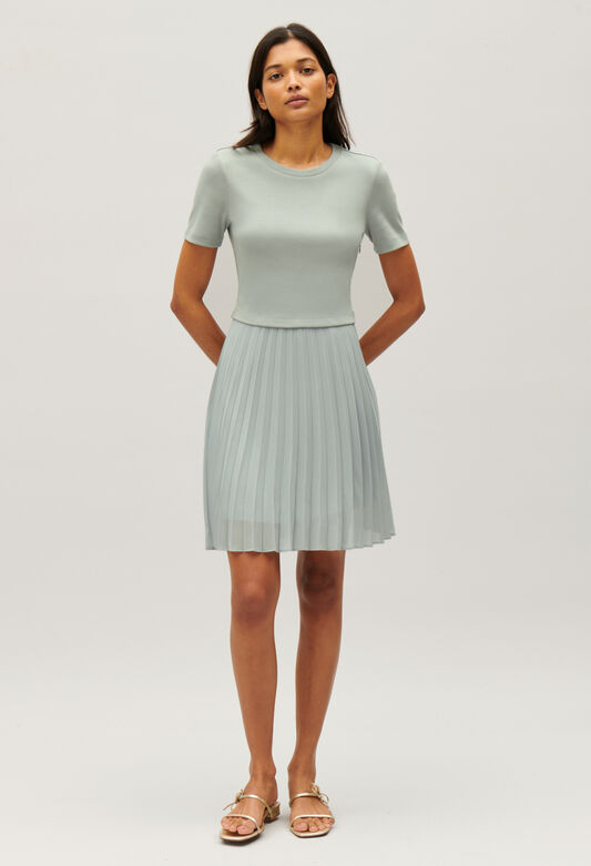 224TELICOURTA : Short Dresses color ALMOND