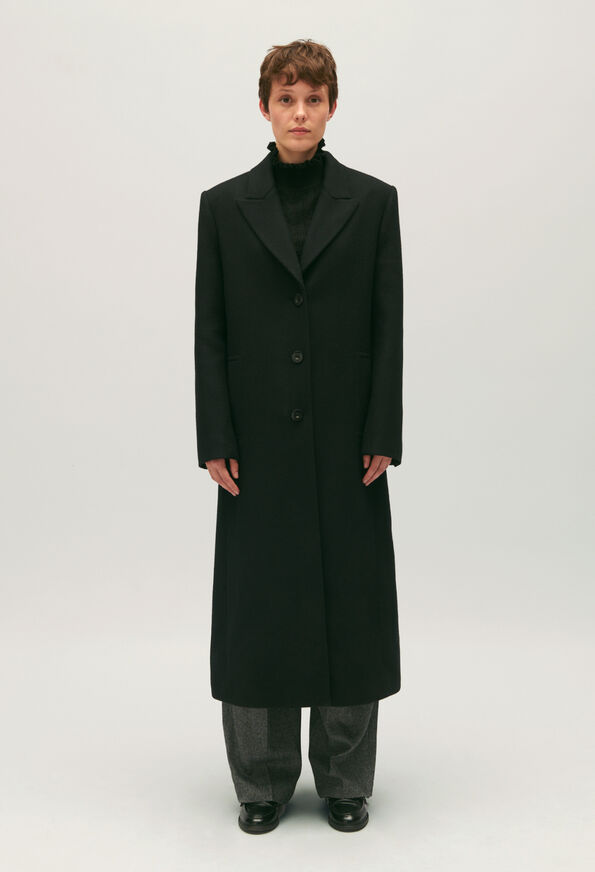 123GINYBIS : Black Coats color BLACK