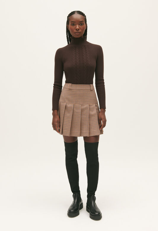 123SANDYCARREAUX : Short Skirts color MULTICOLORED