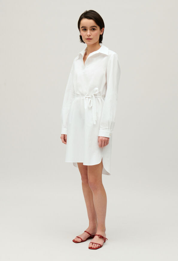 224ROSEPOP : Short Dresses color WHITE