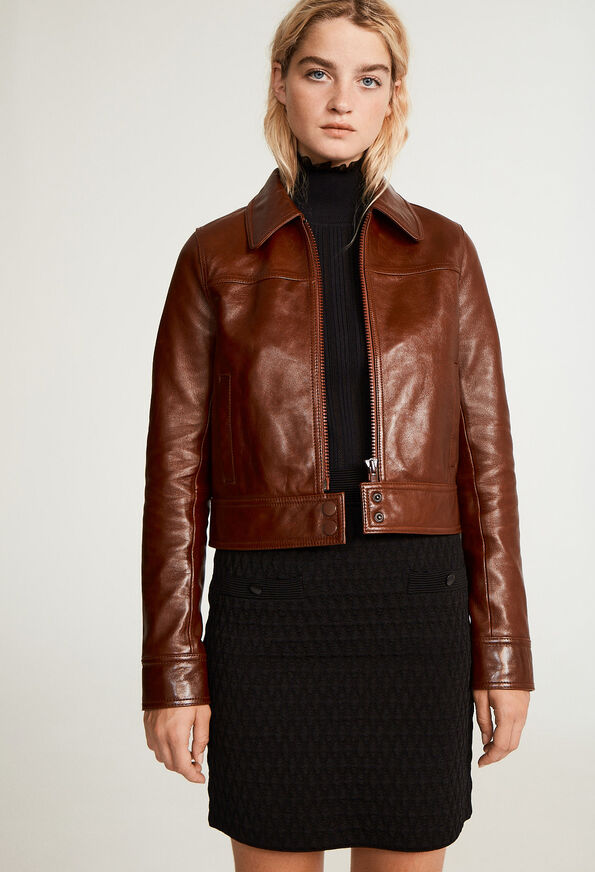 120CARIA 120CARIA : Coats & Jackets color BURGUNDY