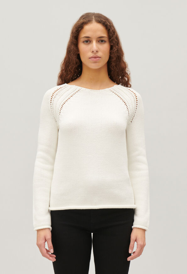224MASTA : Sweaters color ECRU