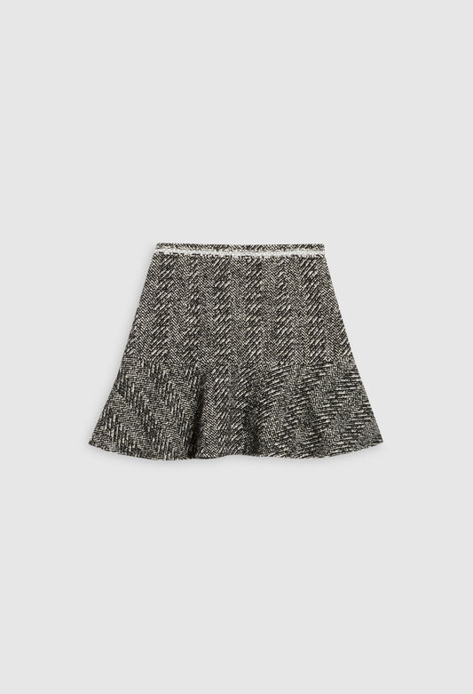 122SELMA : Skirts & Shorts color MOTTLED GREY