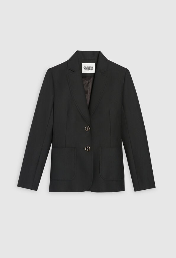 122VATEL : Tailored Jackets color BLACK
