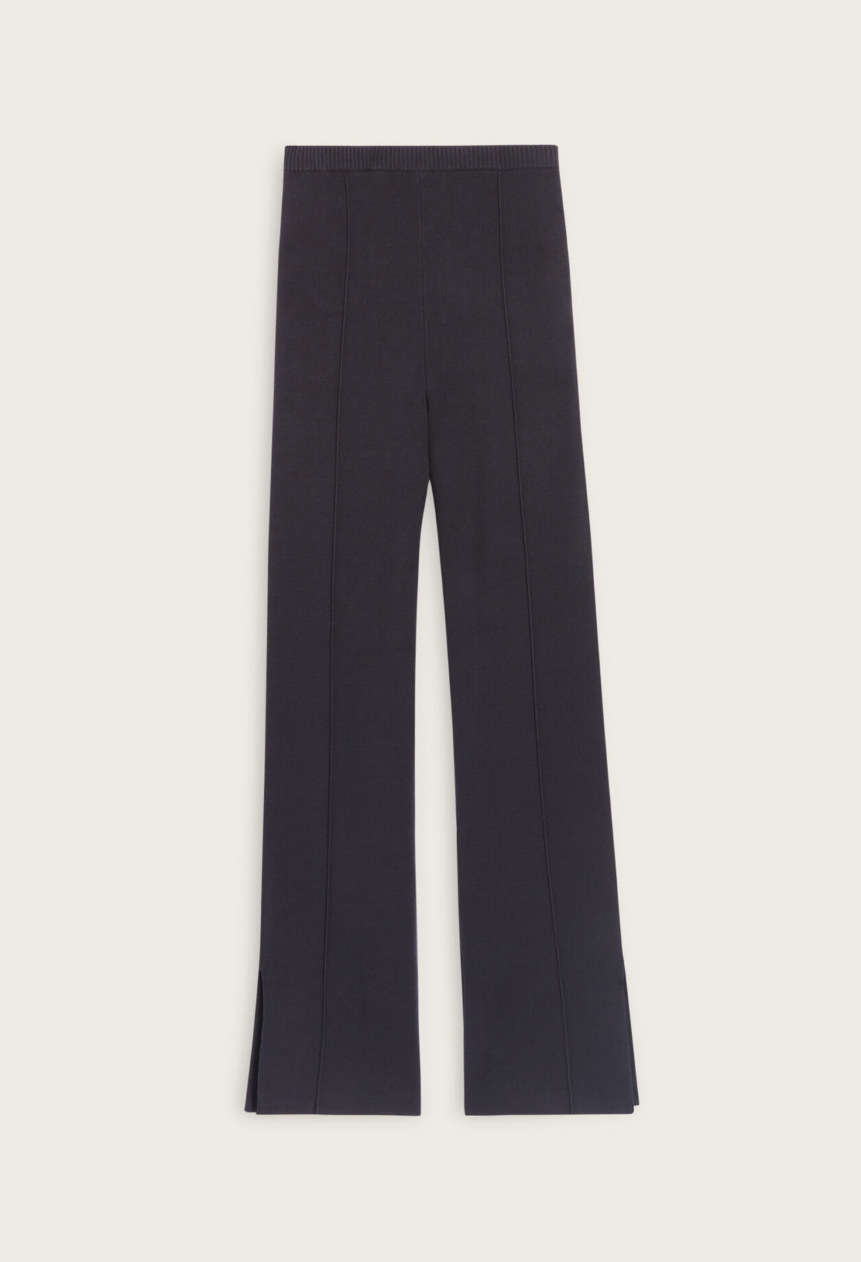 Black Straight Fit Trousers (Regular) - Matalan