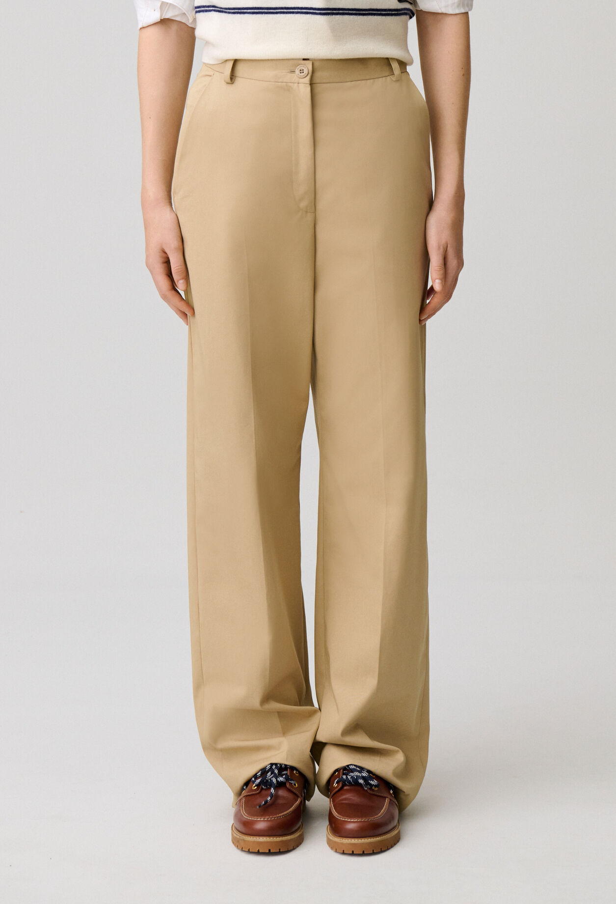Straight trousers