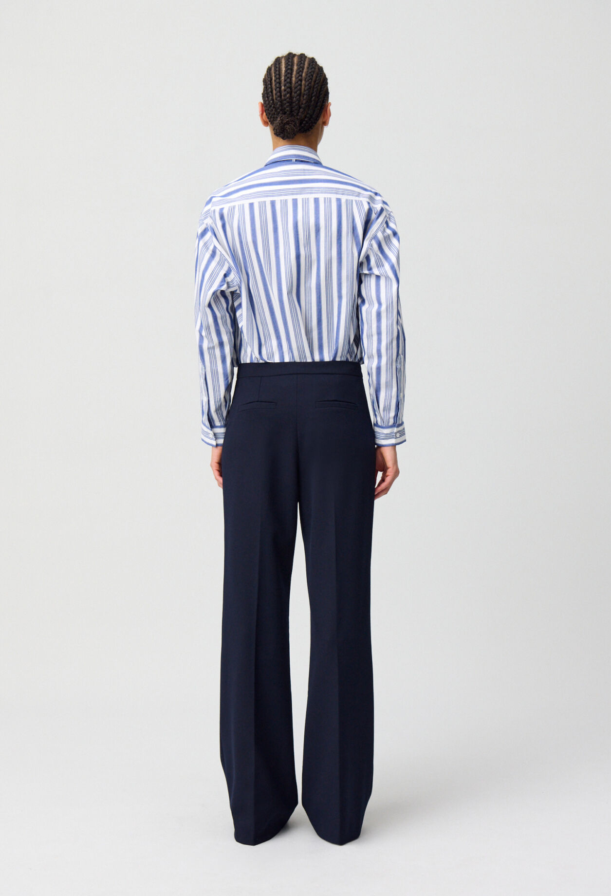 Flared sailor trousers