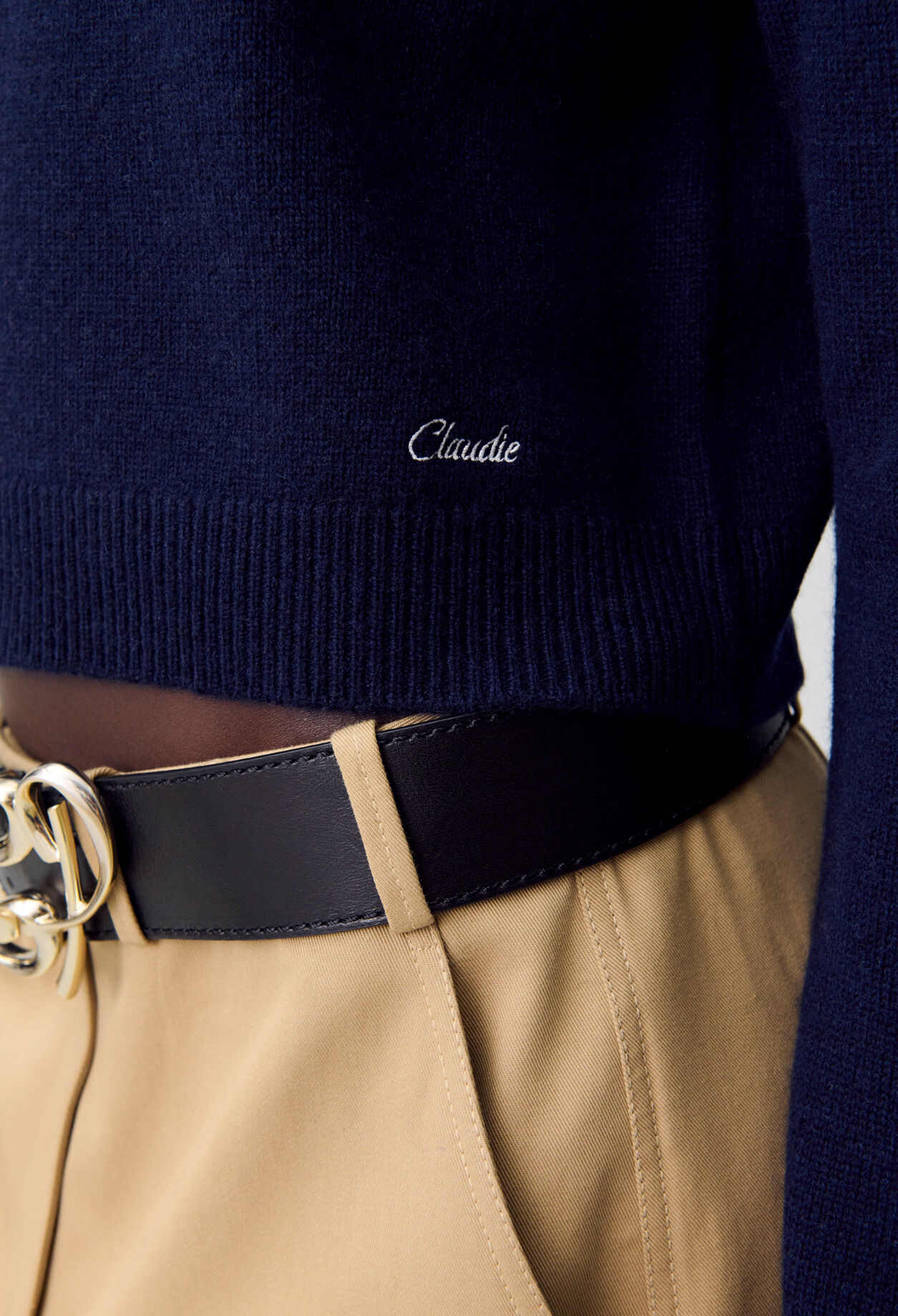 Scarf Collar Jumper
