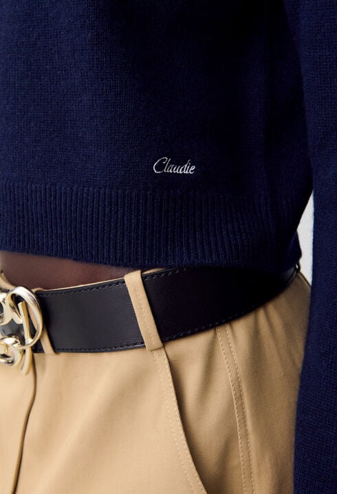 Scarf Collar Jumper