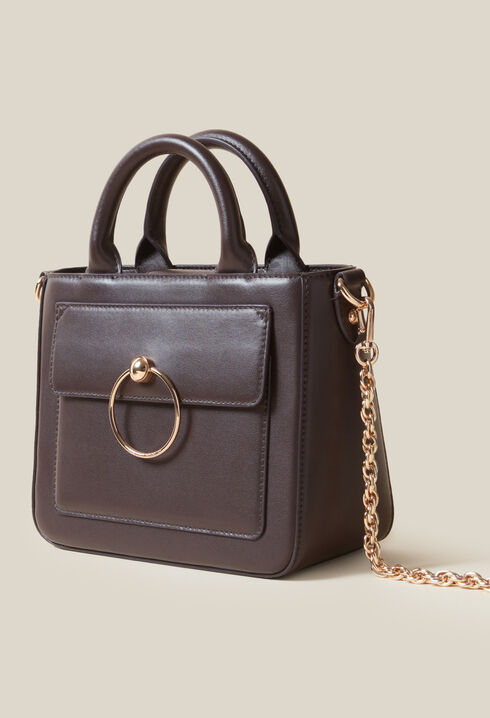 Anouck smooth leather chain bag