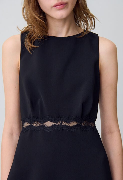 Lace Backless Dress