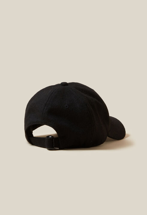 Black Claudie Pierlot logo cap