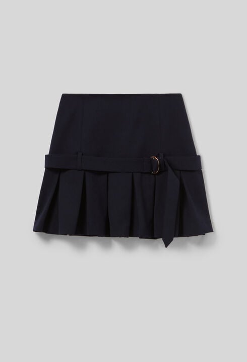 Tailored mini skirt