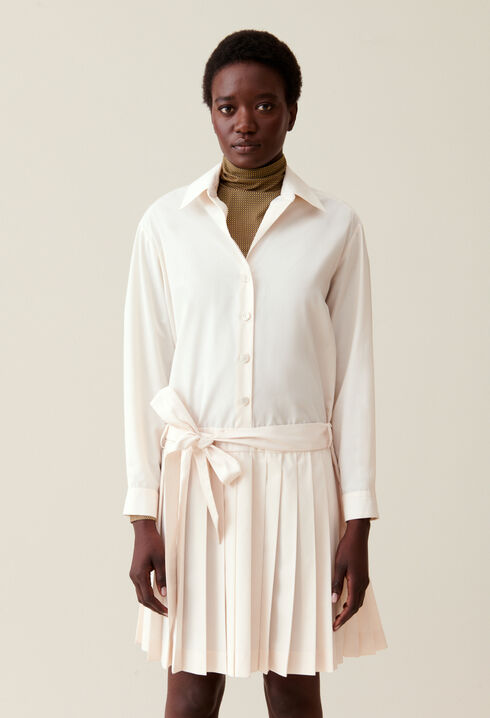 Belted Shirt Dress