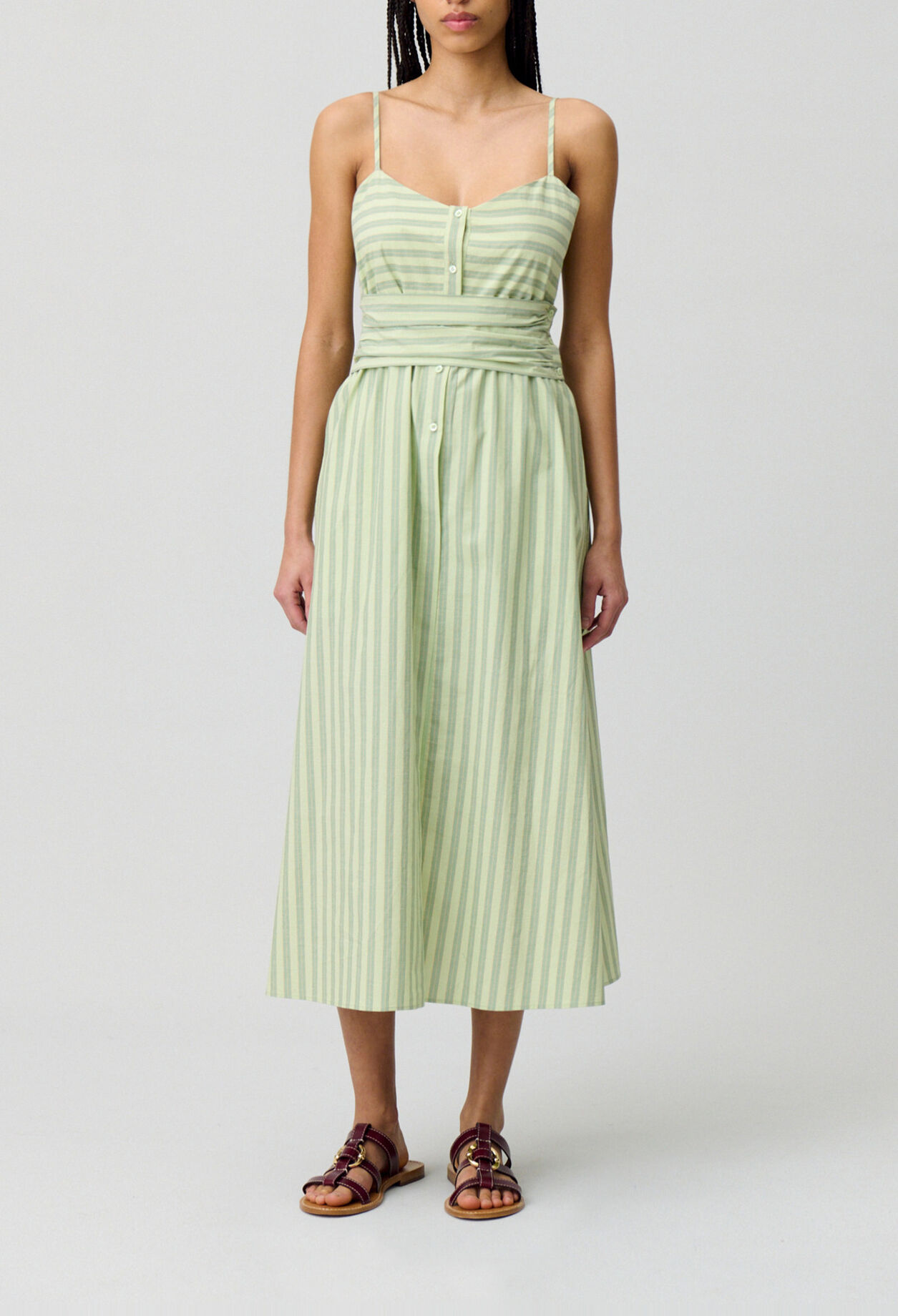 Long strappy dress