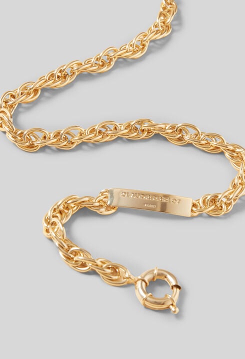 Twisted heart chain belt