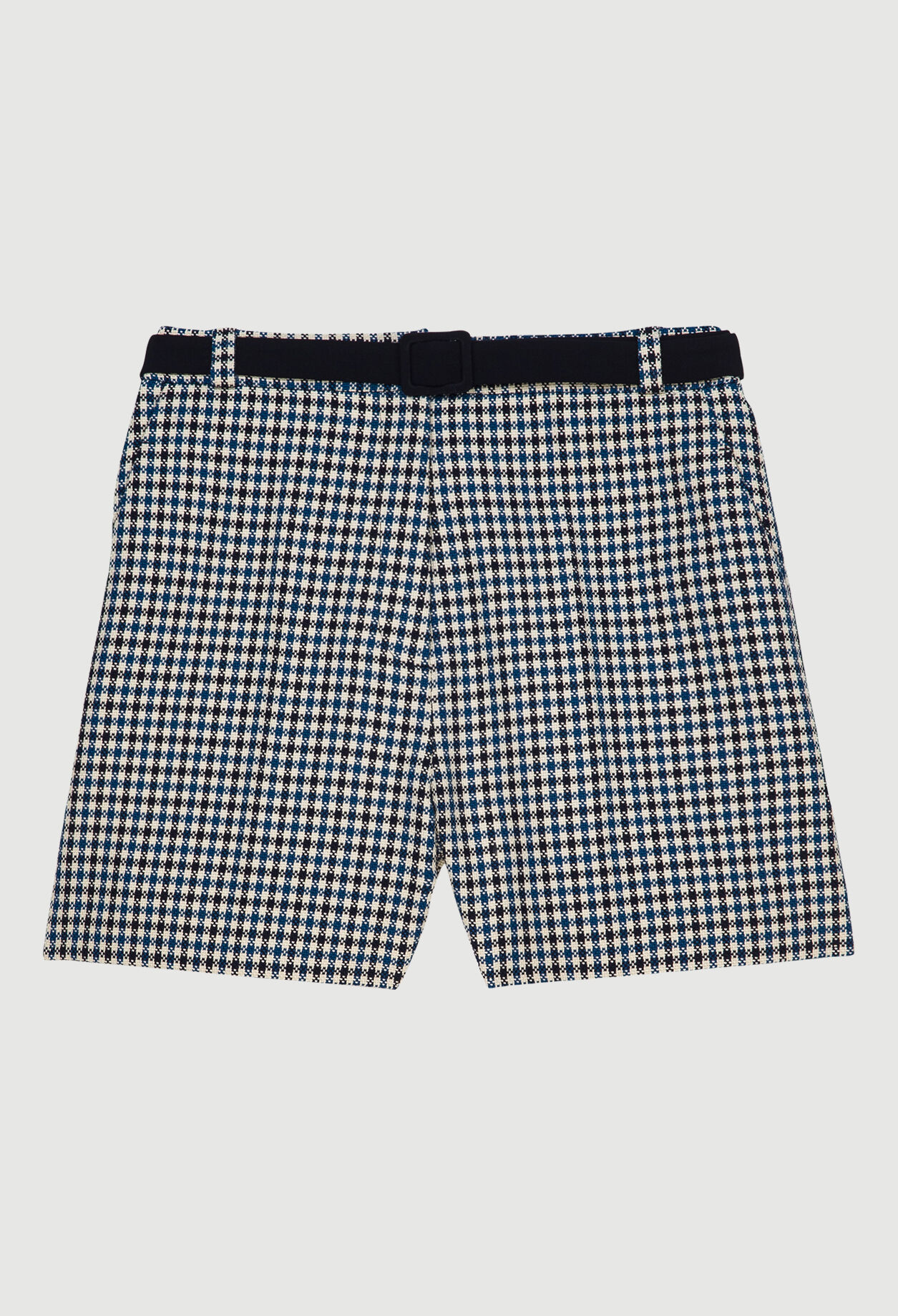 Small check print shorts