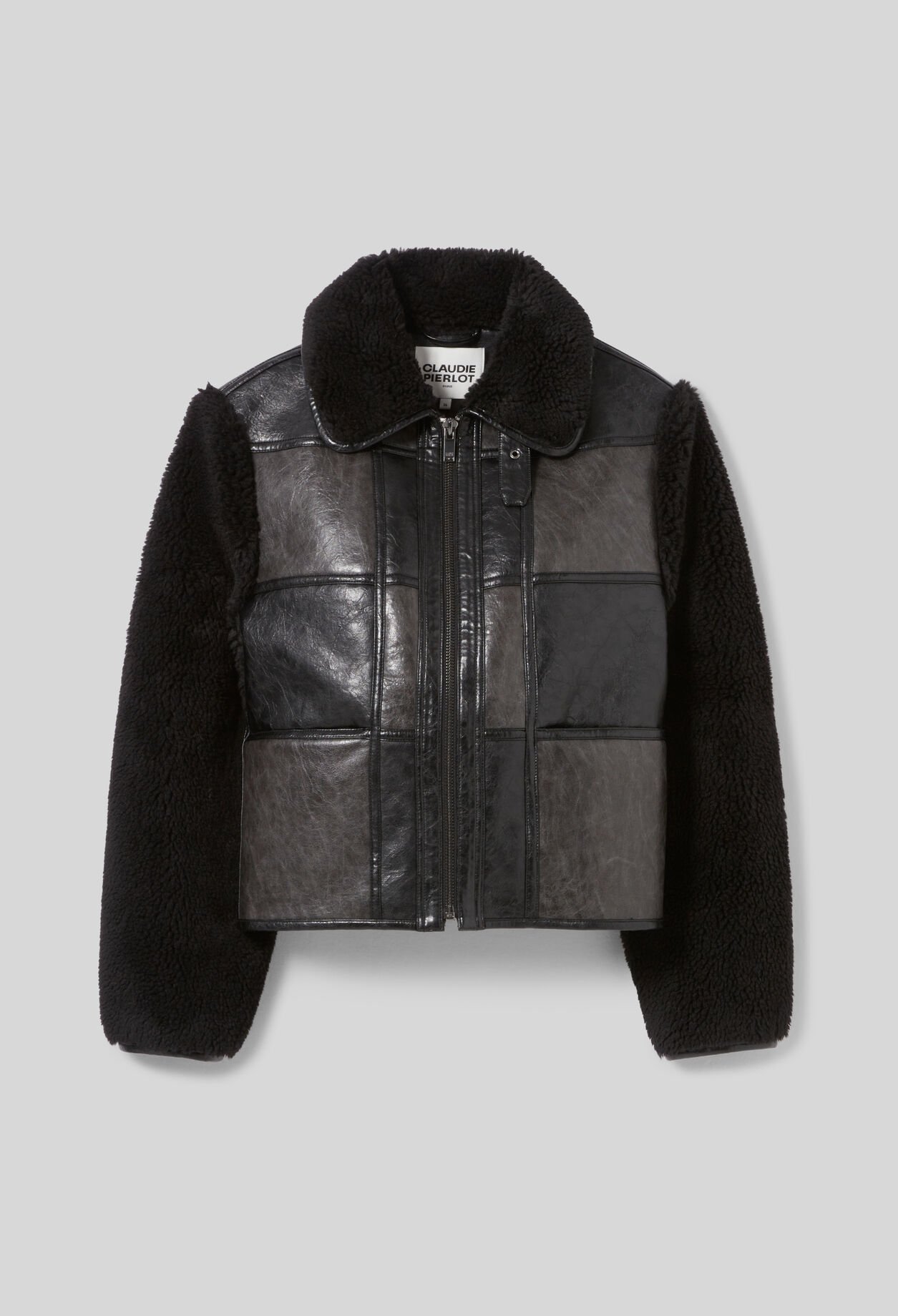Mixed-material jacket