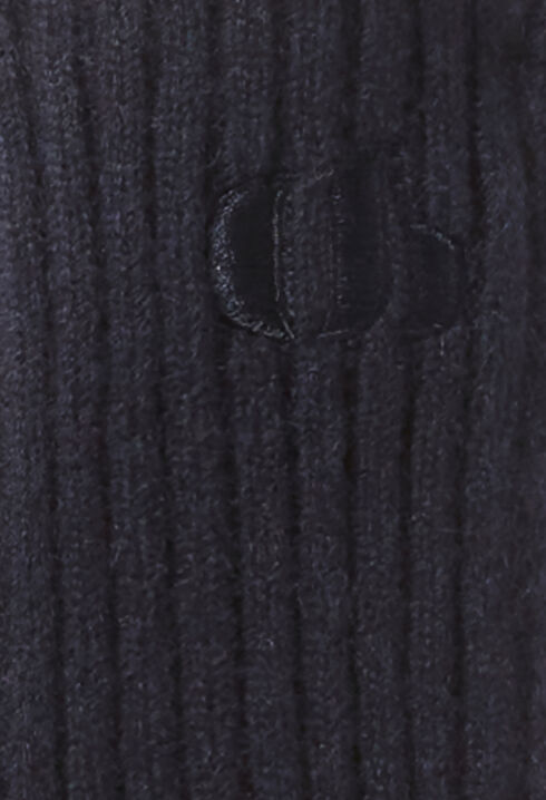 Navy cashmere mittens