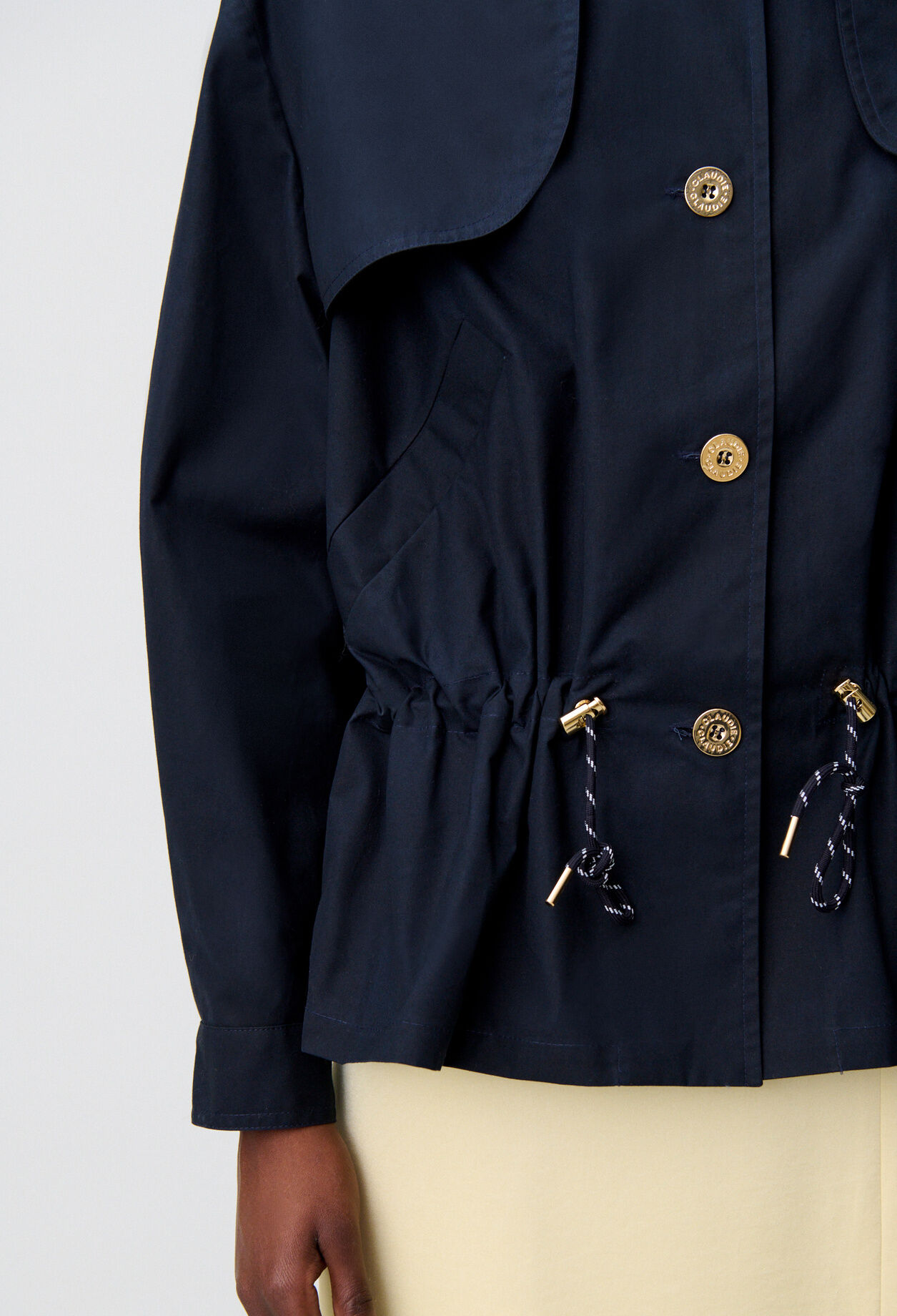 Waxed gabardine jacket