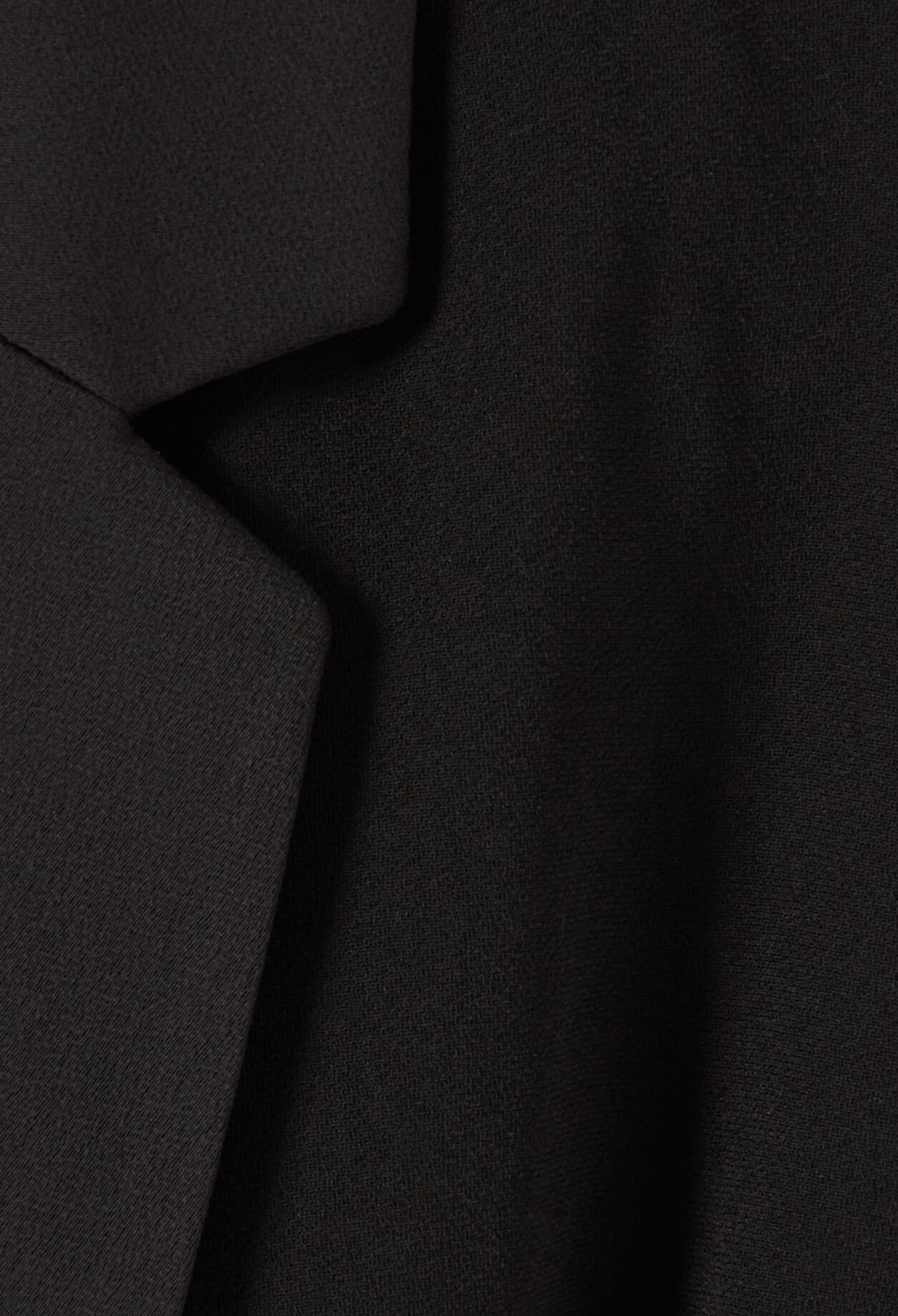 Wrap Dress with Lapel Collar