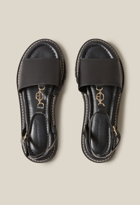 Leather sandals