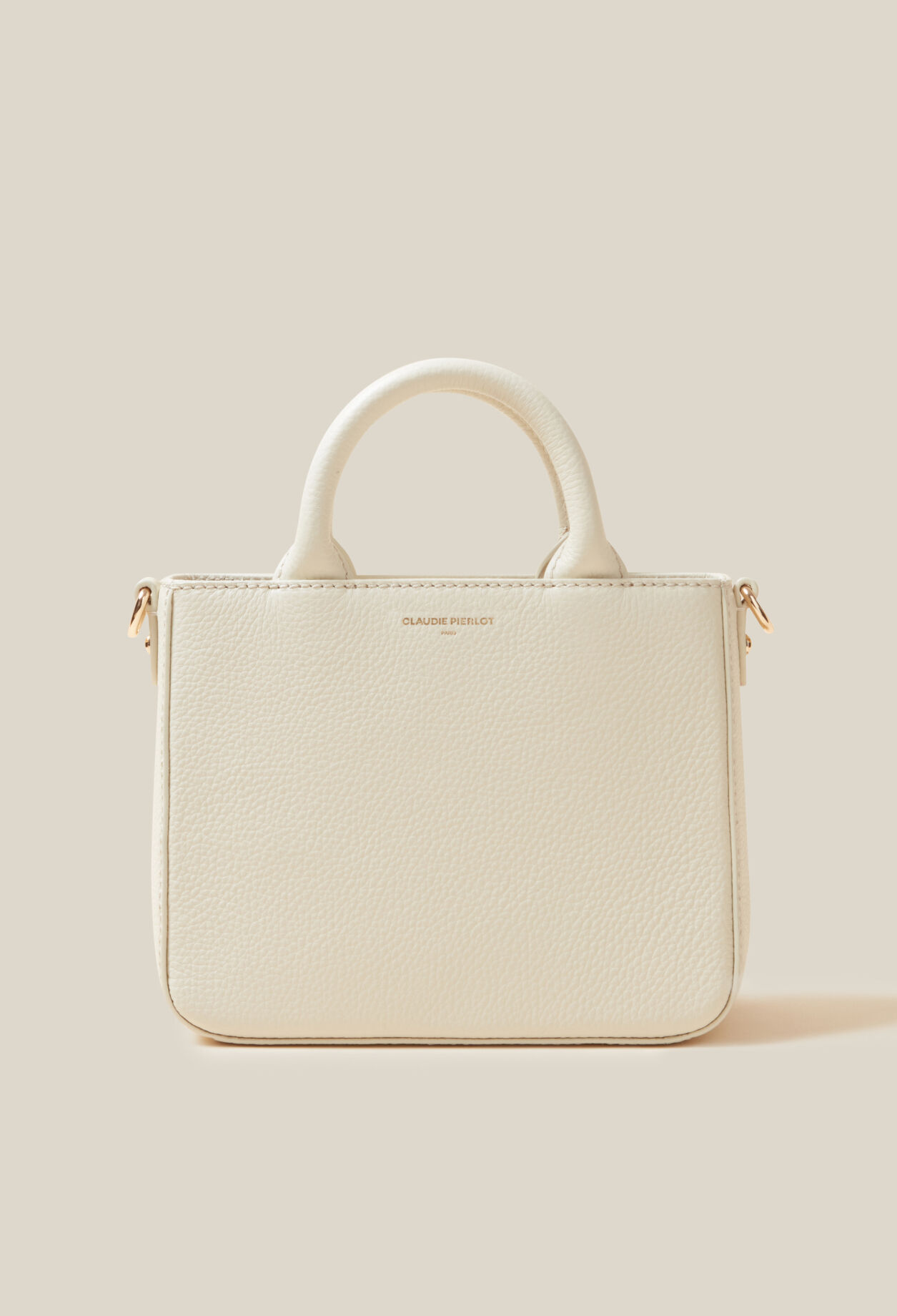 Anouck grained leather chain bag