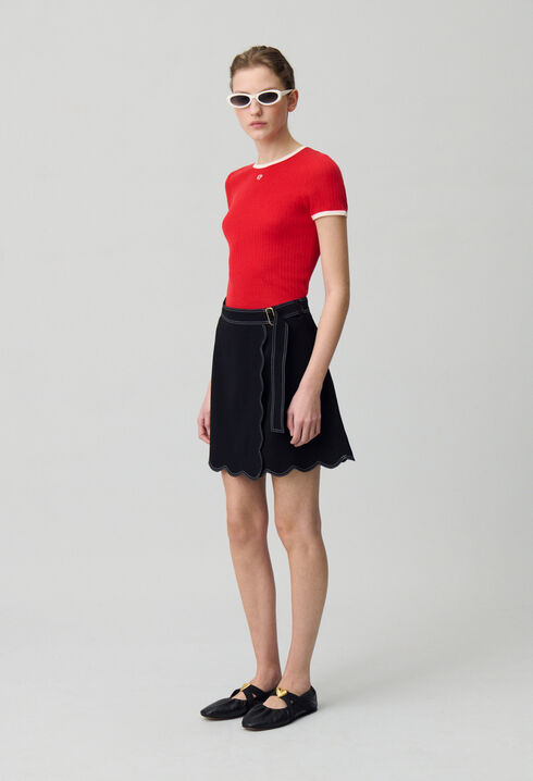 Mini Wrap Skirt