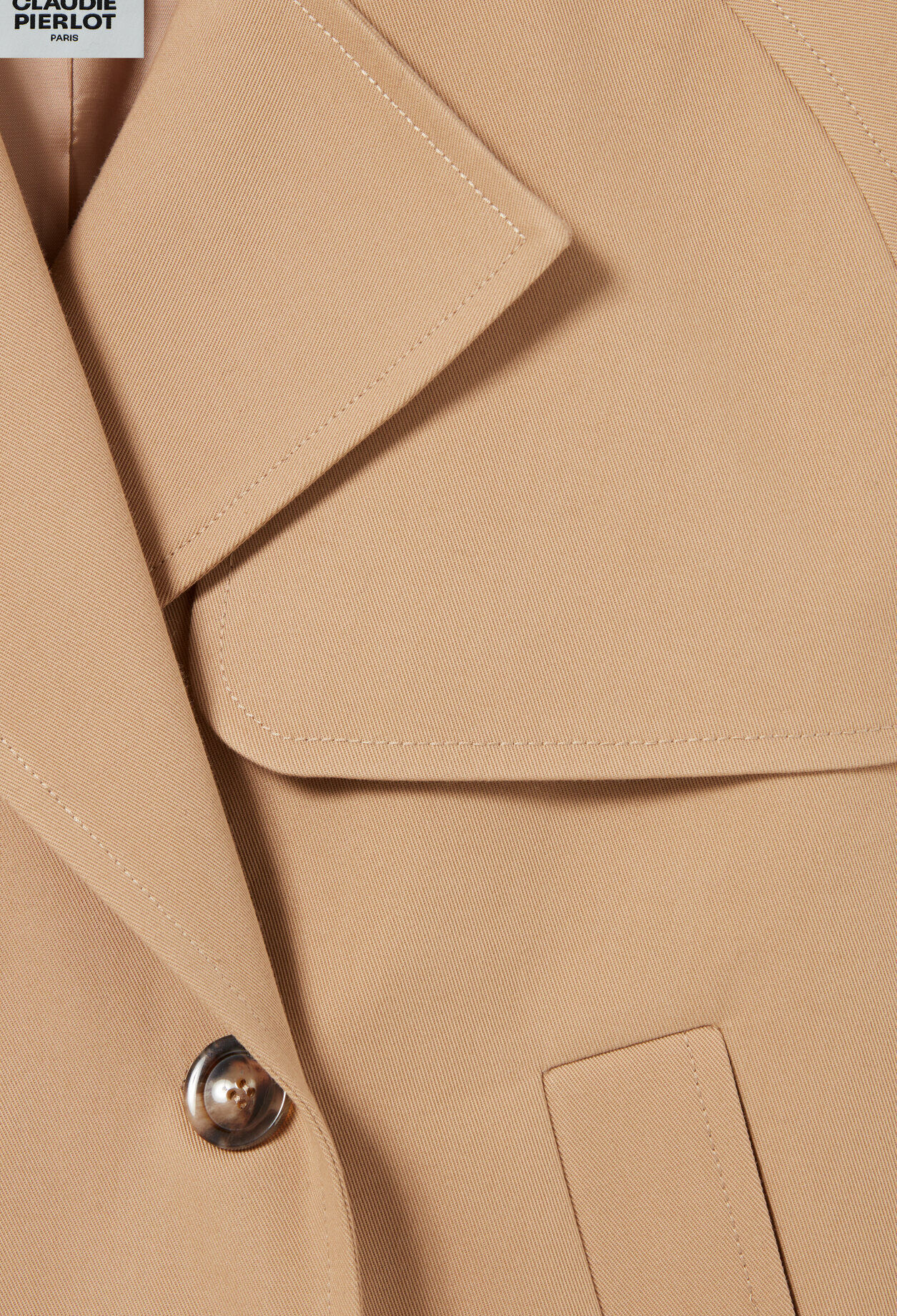 Short trench jacket