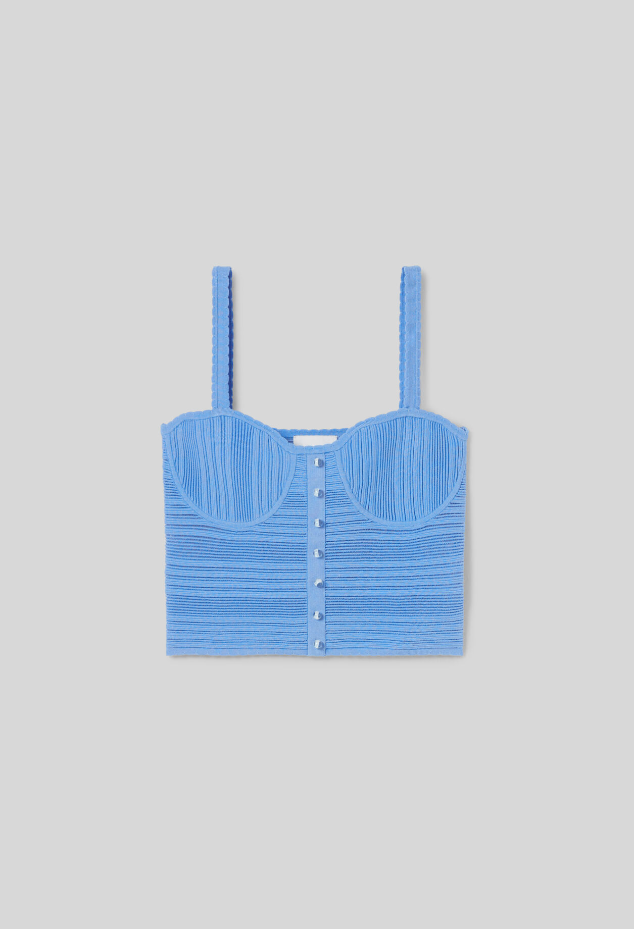 Fine Knit low-cut Top