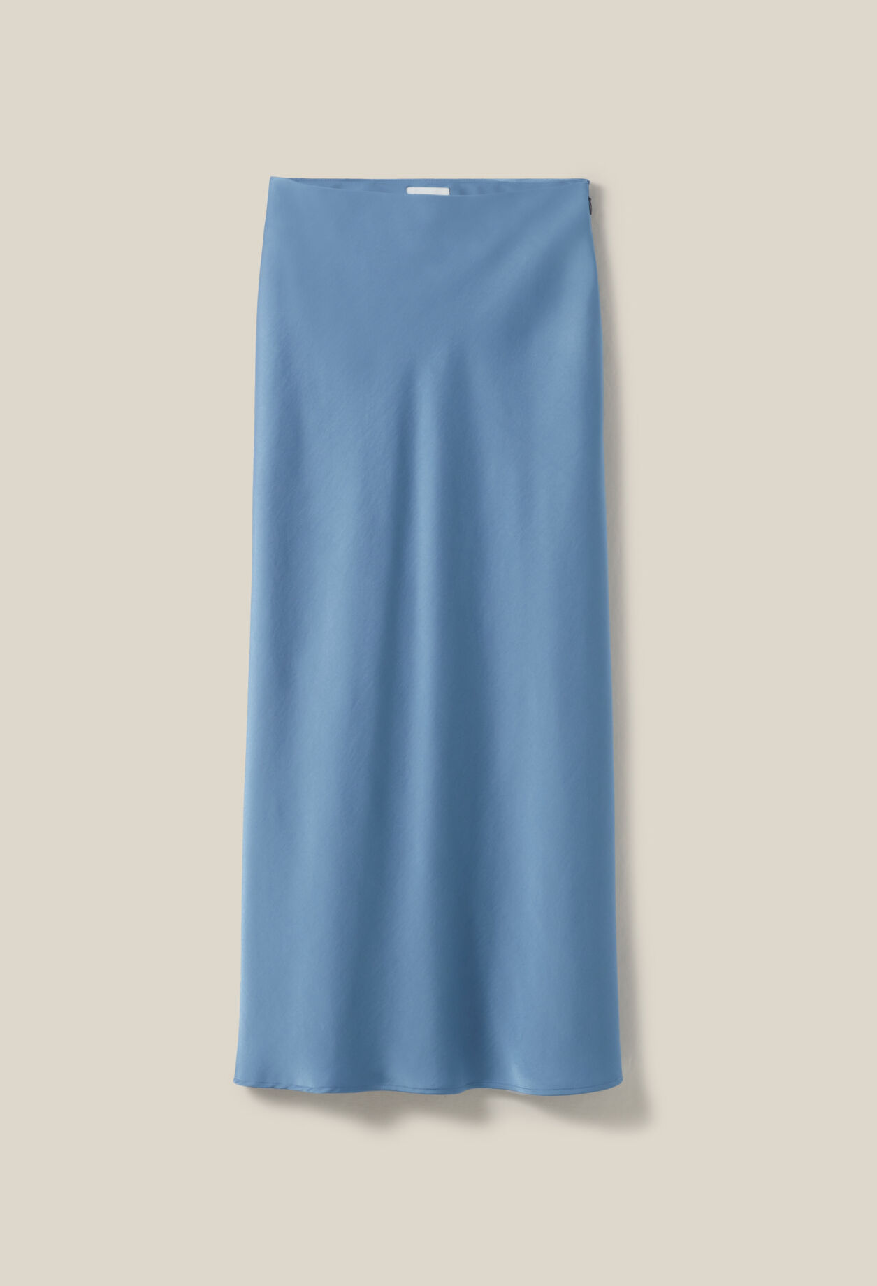 Flowing Satin Midi Skirt