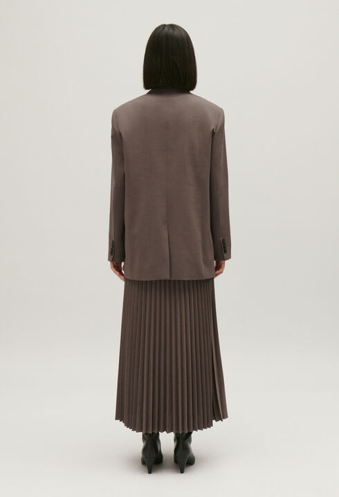 Mocha brown suit jacket