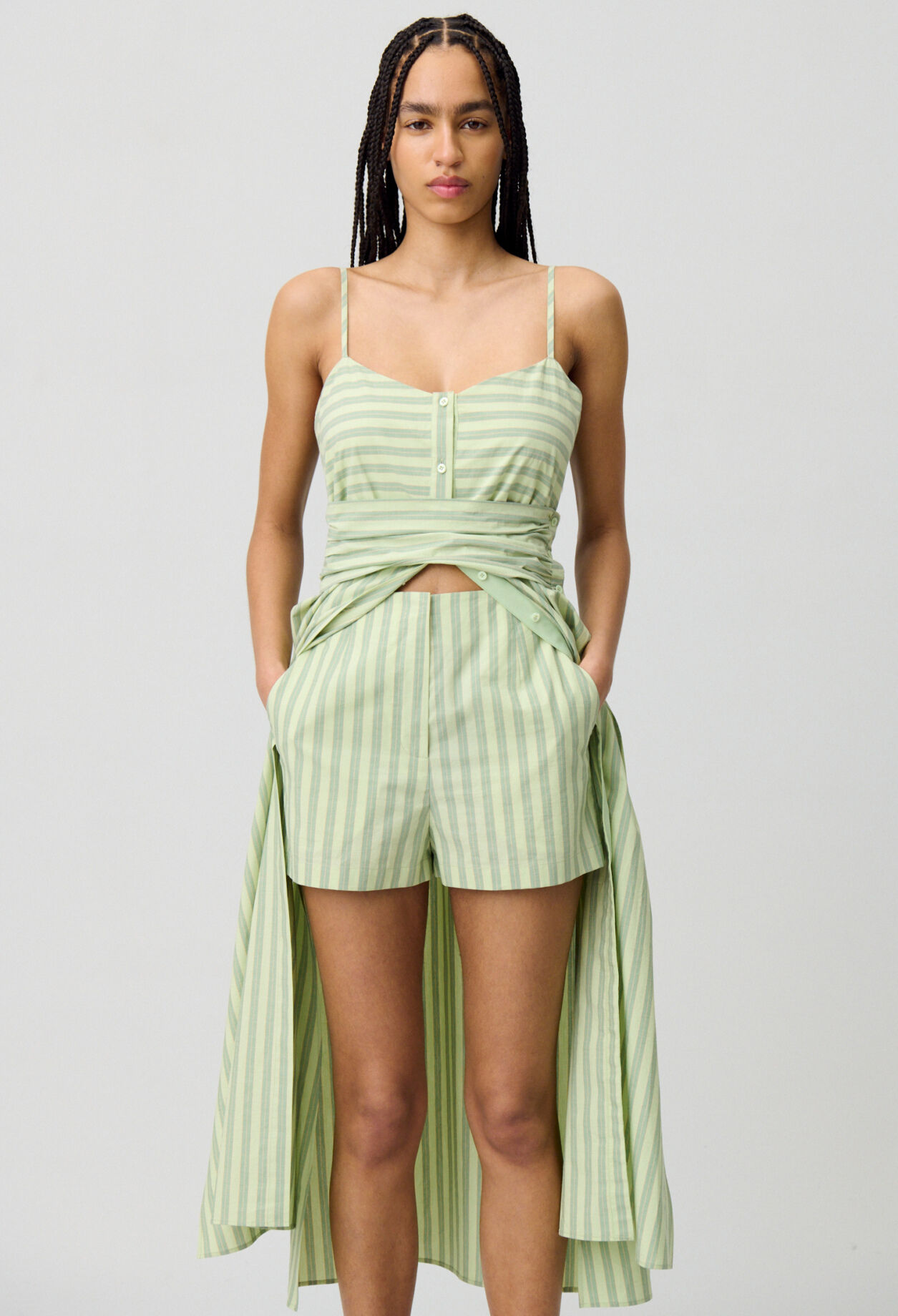 Long strappy dress