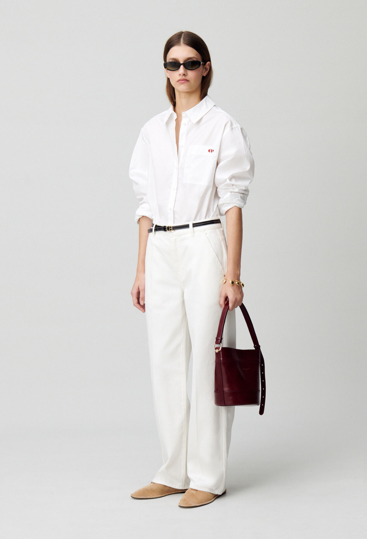 Marc wide-leg denim jeans