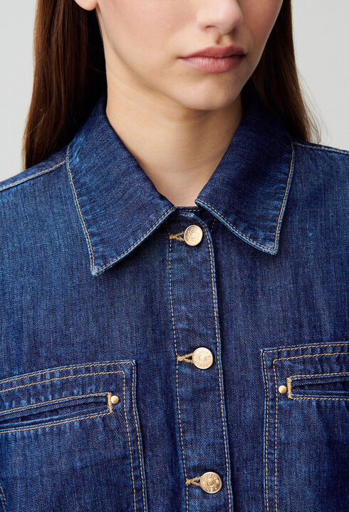 Oversized Denim Shirt