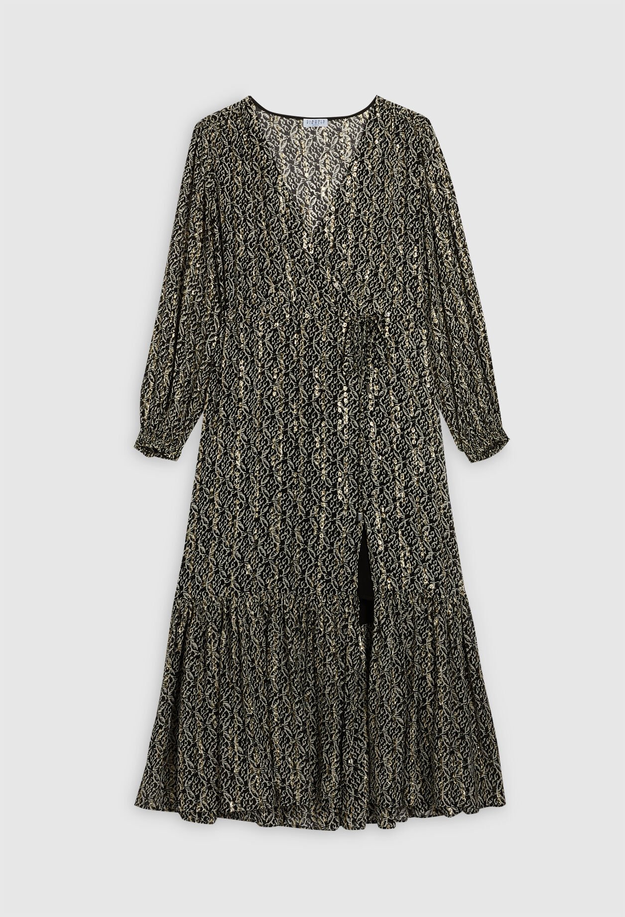 Printed midi dress