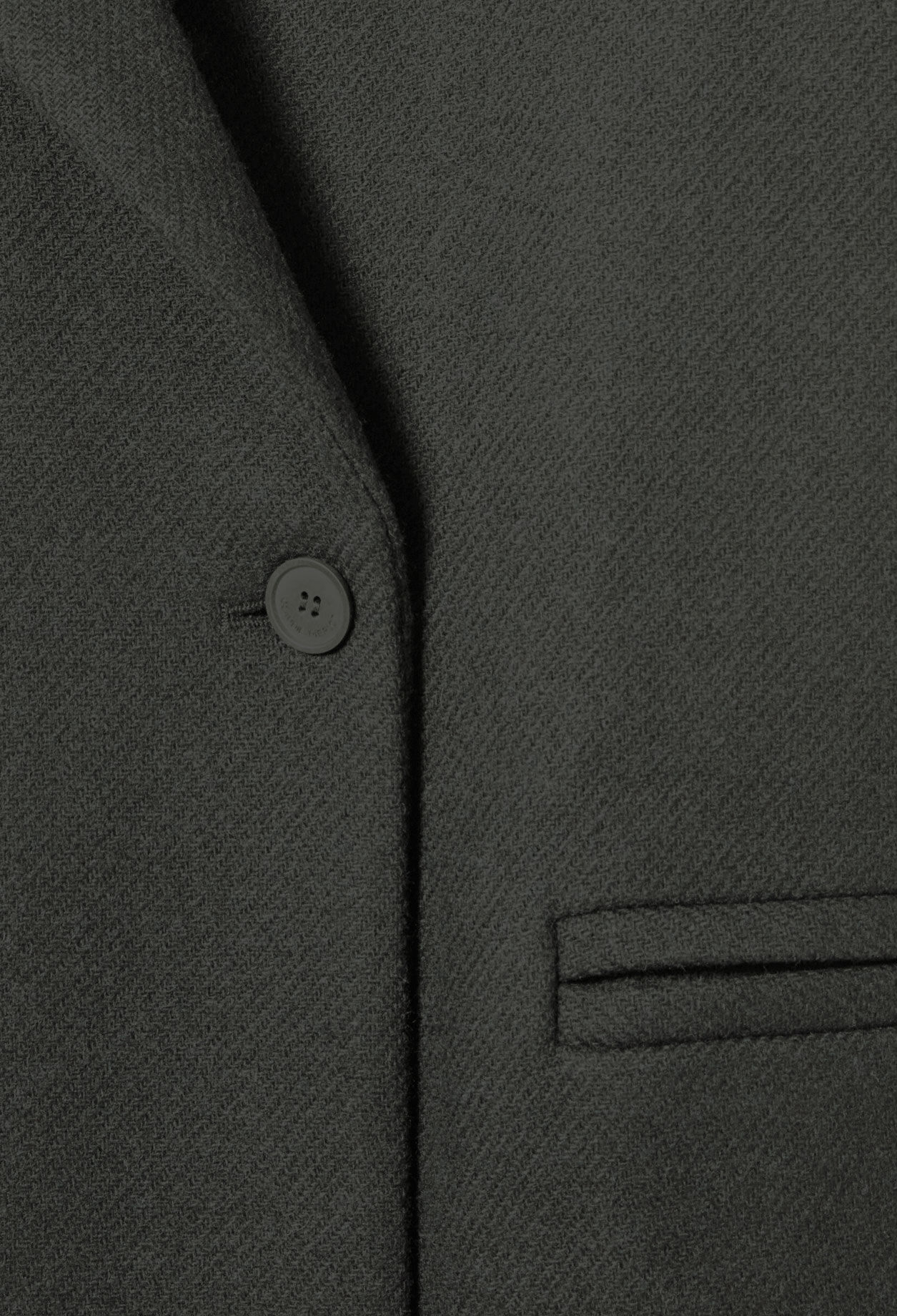 Tailored grey mid-length coat